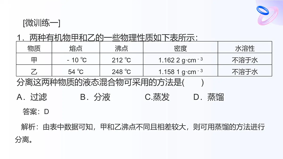 专题2 研究物质的基本方法 专题2 章末共享 高一化学课件(苏教版2019)第8页
