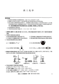 九师联盟2025届高三2月质量检测化学试题+答案