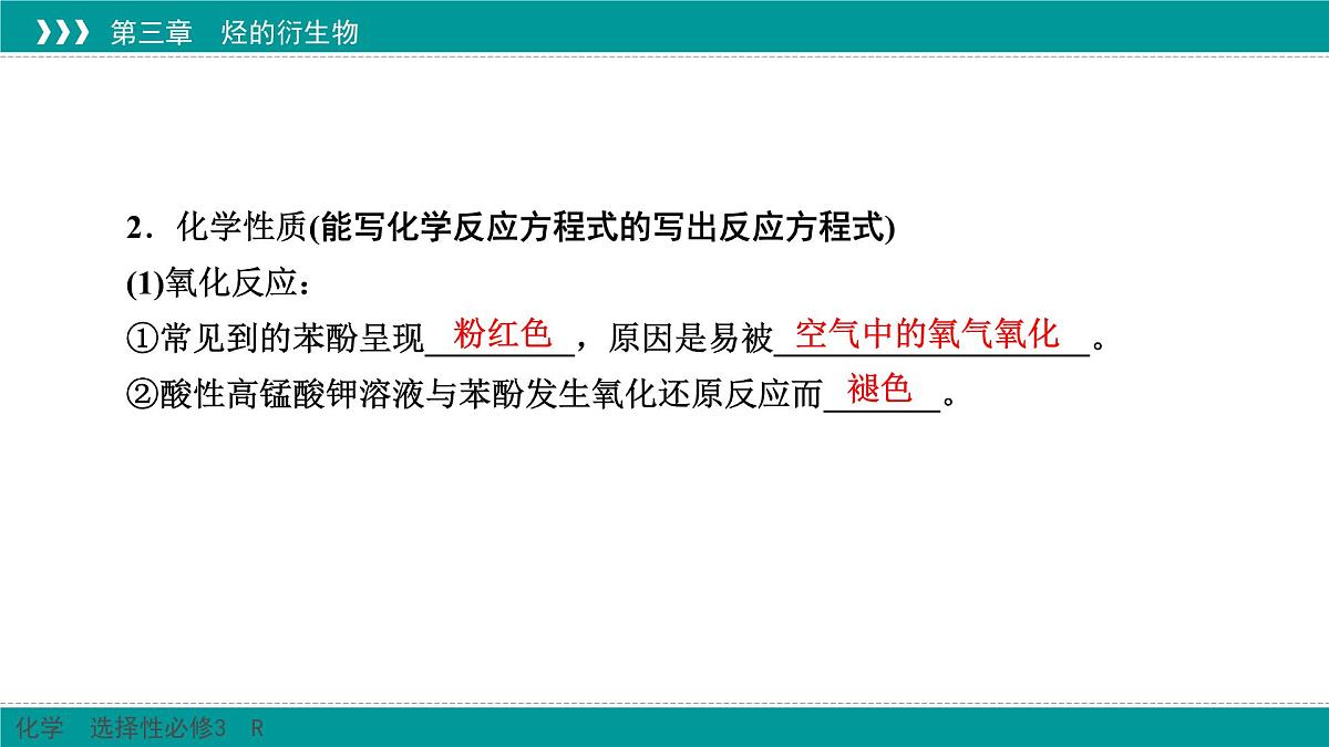 人教版高中化学选修3 3-2-2《酚》课件第7页