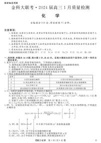 2024届河北省联考高三上学期1月质量检测(2月)-化学试题（含答案）