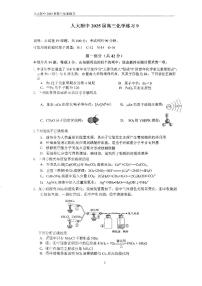2025北京人大附中高三下学期统练九化学试卷