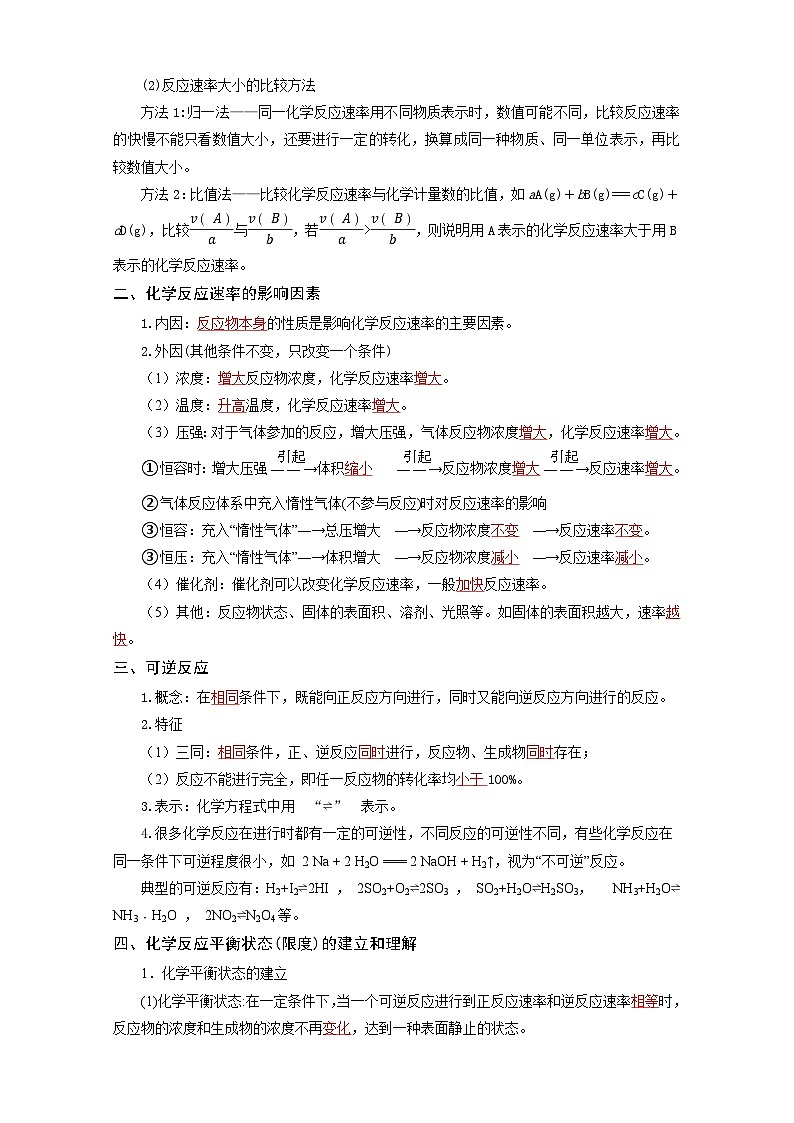 专题05 化学反应的速率与限度(知识串讲+专题检测)(解析版)第2页
