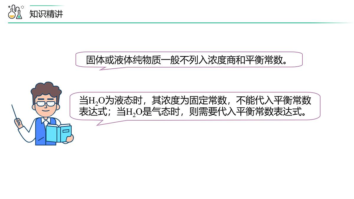 苏教版高中化学选择性必修1 2-2《第3课时 化学平衡常数》课件第7页