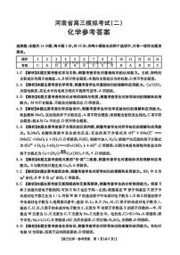2025年河南高考二模化学试题及答案