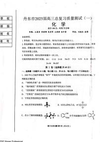 辽宁丹东2025届高三3月总复习质量测试（一）化学试题（含答案）