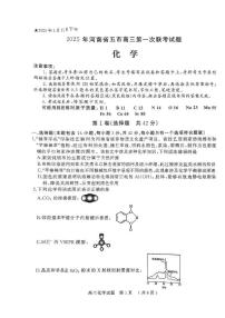 2025届河南省五市高三下学期第一次联考化学试卷（含答案）