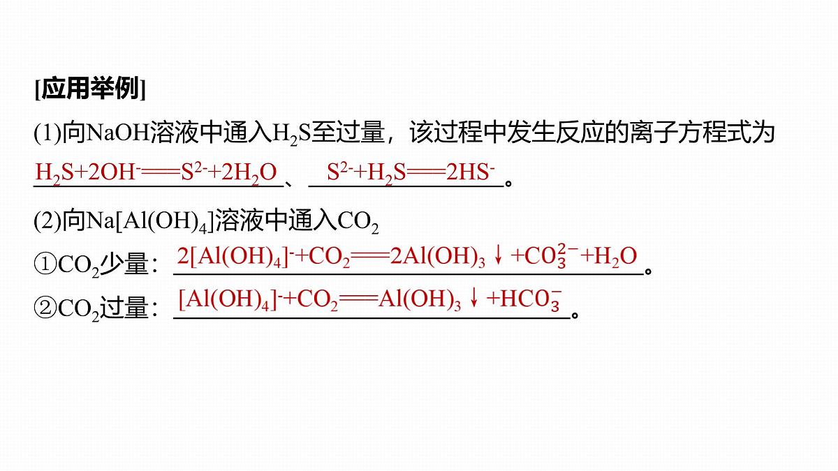 第一章 化学物质及其变化 第3讲 与量有关的离子方程式的书写第5页