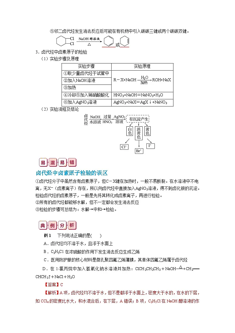 烃的衍生物-高考化学一轮复习知识清单第3页