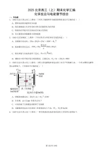 2025北京高三（上）期末真题化学汇编：化学反应与电能章节综合