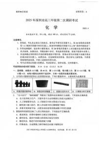 2025年深圳市高三年级高考第二次调研考试化学试题（含答案）