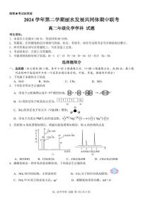 浙江省丽水市发展共同体2024-2025学年高二下学期4月期中联考化学试卷（含答案）