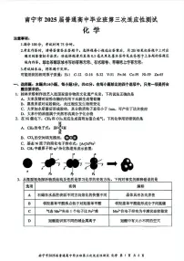 广西南宁市2025届高三下学期4月三模化学试题（PDF版附解析）