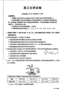 2024届福建省高三下学期2月开学大联考 化学试卷（含答案）