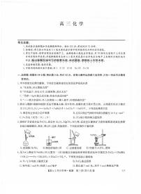 九师联盟2024届高三下学期2月开学考试 化学试卷（含答案）
