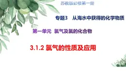 3.1.2氯氣的性質(zhì)及應用  課件 2024-2025學年蘇教版高中化學必修第一冊