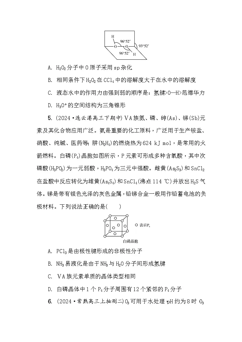 第13练 分子的极性 分子间作用力 手性分子 课时作业(含答案)2026届高三化学一轮总复习第2页