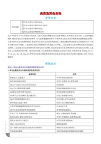 2025年高考化学押题专题：元素及其化合物练习及答案