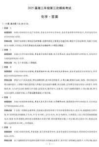2025届河南省新乡市高三下学期三模化学试题（PDF版，含解析）含答案解析