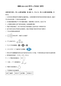 湖南省天一大联考2024-2025学年高二下学期期中化学试题（原卷版+解析版）