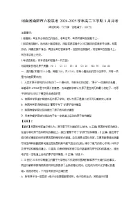 河南省南阳市六校联考2024-2025学年高二下学期3月月考化学(解析版)