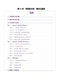 高考化学一轮复习讲练测第10章第02讲  物质的分离、提纯与检验(讲义)（2份，原卷版+解析版）