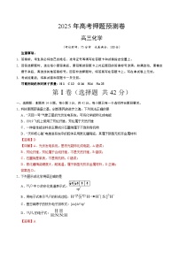 2025年高考押题预测卷：化学（湖南卷01）（解析版）