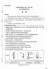 2025届河南省高三考前适应性考试·青桐鸣5月大联考化学含答案解析