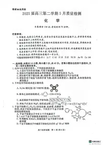 河南省部分学校2024-2025学年高三下学期5月联考化学试题（图片版，含解析）