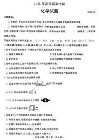 山东省济宁市2025届高三下学期5月三模化学试卷（PDF版附答案）