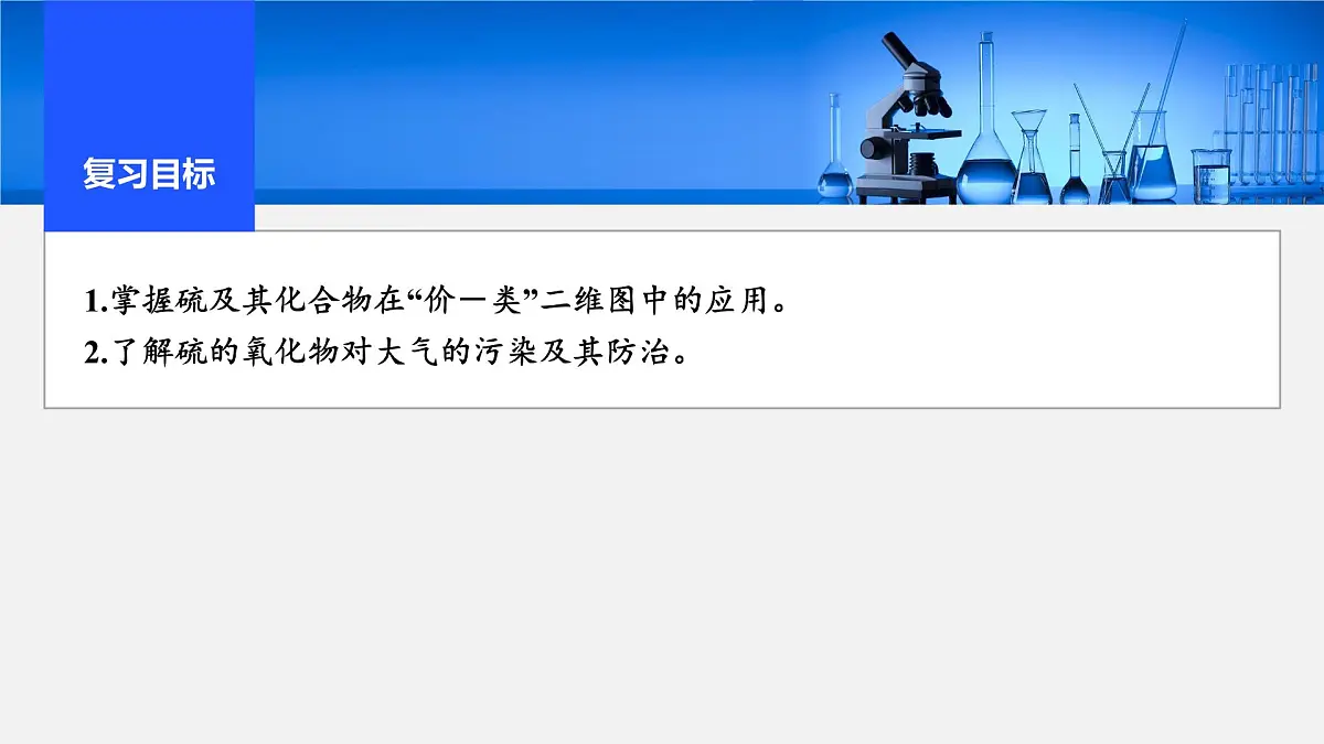 2026年高考化学一轮复习PPT课件 第18讲 含硫物质的转化 酸雨的防治第2页