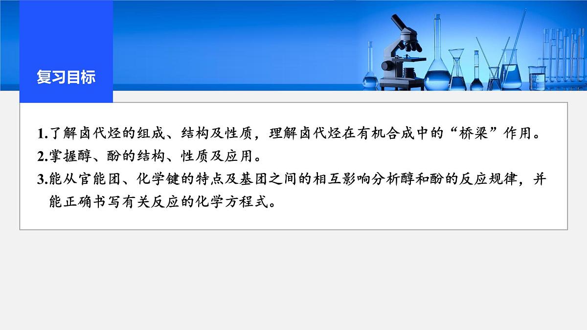 2026年高考化学一轮复习PPT课件 第57讲 卤代烃 醇 酚第2页