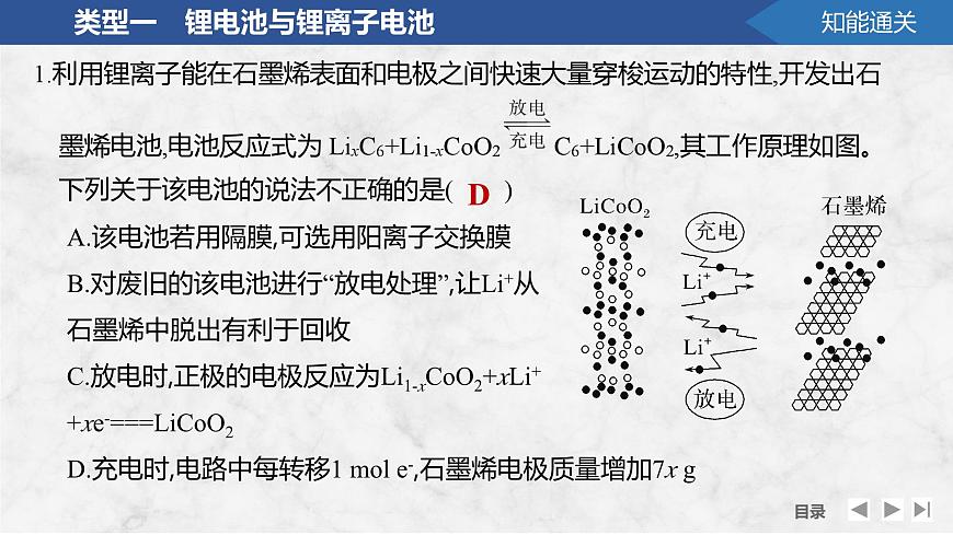 2026年高考化学总复习备课课件 第4讲 新型化学电源第7页