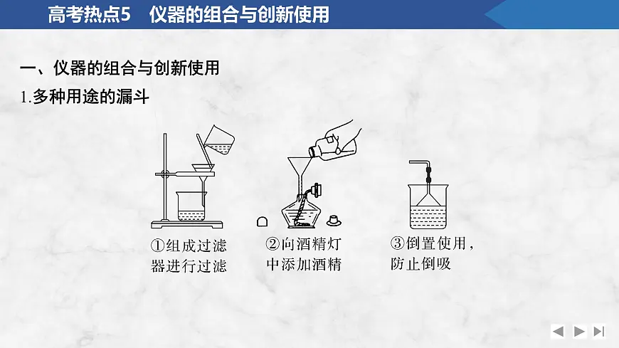 2026年高考化学总复习备课课件 高考热点5 仪器的组合与创新使用第2页