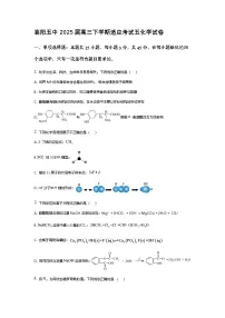 湖北省襄阳市第五中学2025届高三下学期三模化学试题(高考模拟)
