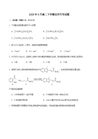 湖南省汨罗市第二中学2024-2025学年高二下学期5月月考化学试卷含答案