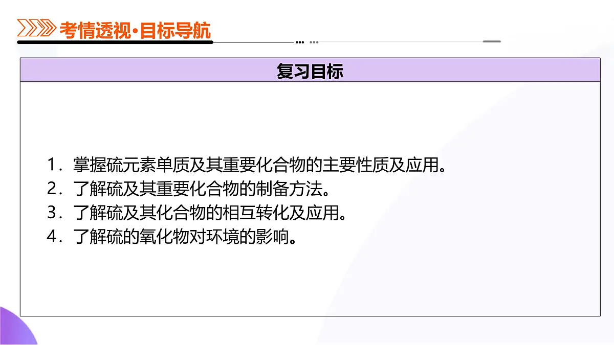 2025年高考化学二轮复习课件 第02讲 硫及其重要化合物第5页
