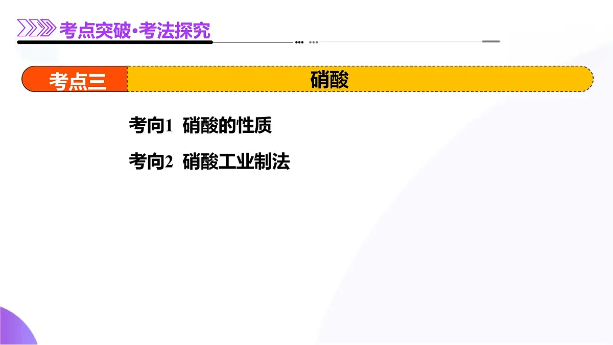 2025年高考化学二轮复习课件 第03讲 氮及其重要化合物第8页