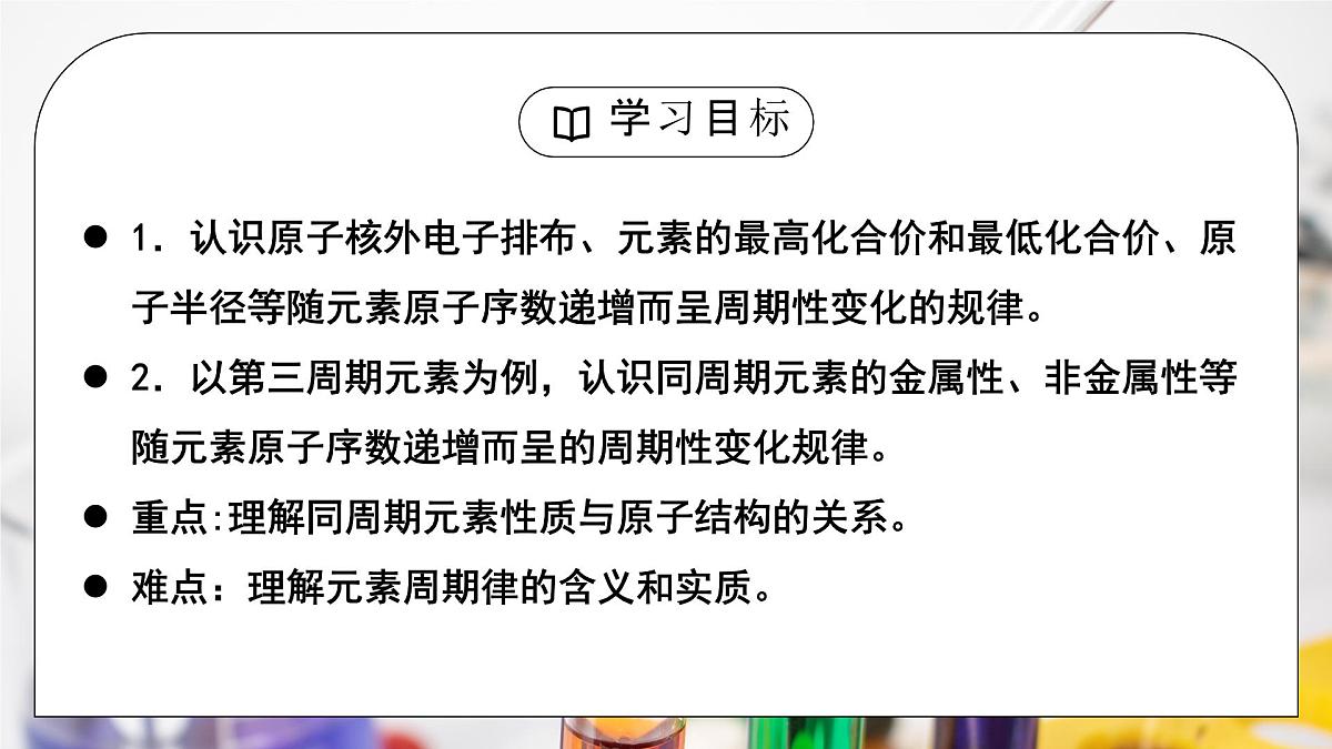 【核心素养】人教版高中化学必修一《 元素周期律》 课件第3页