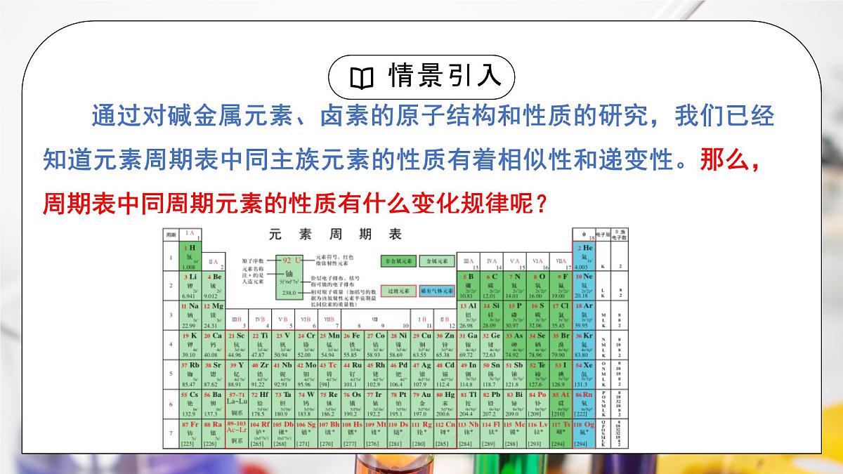 【核心素养】人教版高中化学必修一《 元素周期律》 课件第4页