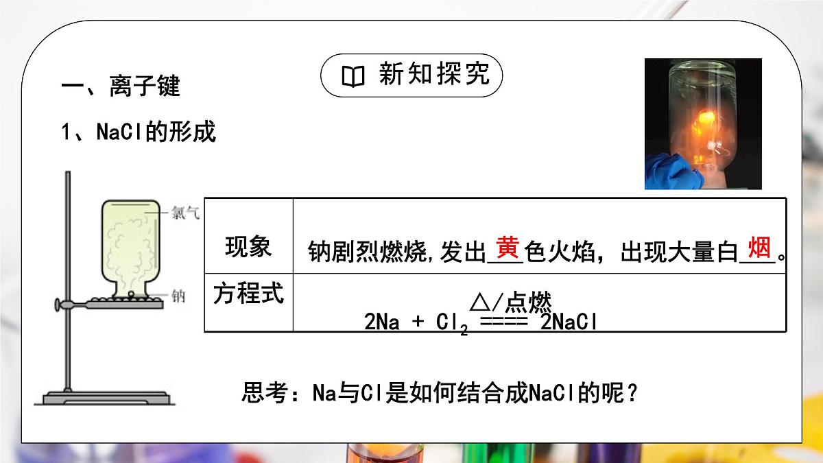 【核心素养】人教版高中化学必修一《 化学键》 第一课时课件第5页