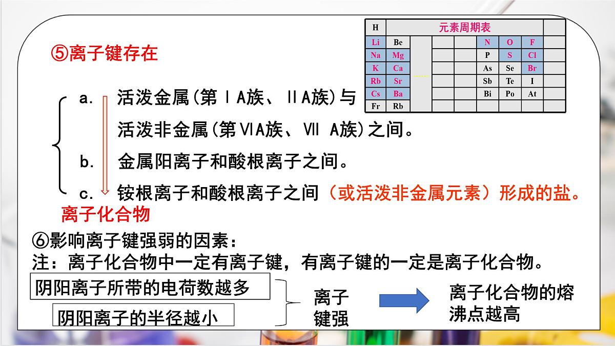 【核心素养】人教版高中化学必修一《 化学键》 第一课时课件第8页