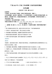 广西来宾市2025届高三上学期一模化学试卷（Word版附解析）