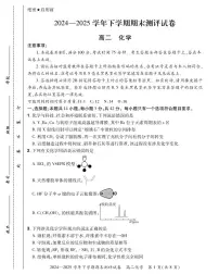 郑州市中牟县2024-2025学年下学期高二期末测评6月18-19日--化学试卷