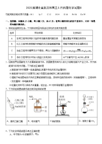 2025届湖北省武汉市高三下学期5月供题化学试题8.zip含答案