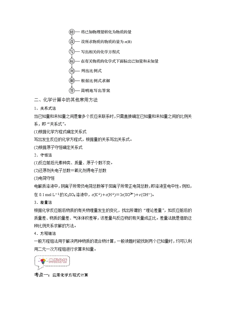 第13讲 物质的量在化学方程式计算在的应用-【暑假衔接】新高一化学暑假精品课(人教版)(教师版)第2页