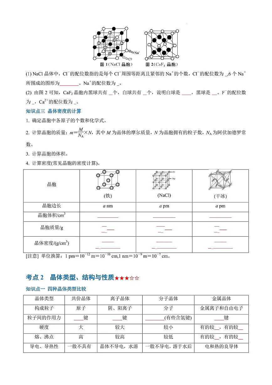 晶体 配合物(原卷版)第2页
