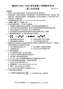 江西省赣州市2026届新高二下学期6月期末考-化学试题+答案