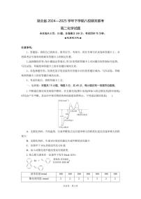湖北省八校联考2025年高二下学期6月期末化学试题（含答案）