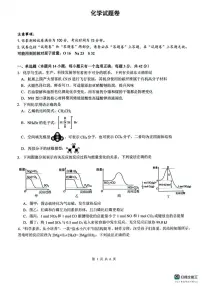 安徽省智学联考2024-2025学年高一下学期7月期末考试化学试题+答案含答案解析
