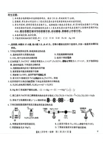 2025年九师联盟高三下学期2月开学考-化学试卷（含答案）